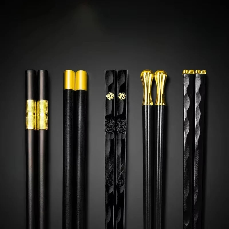 5 pares de hashis japoneses