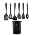 Conjunto utensílios de cozinhar - pegadores de silicone