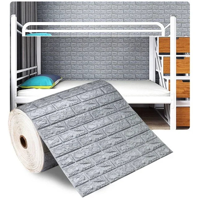 Papel de Parede 3D Tijolinho