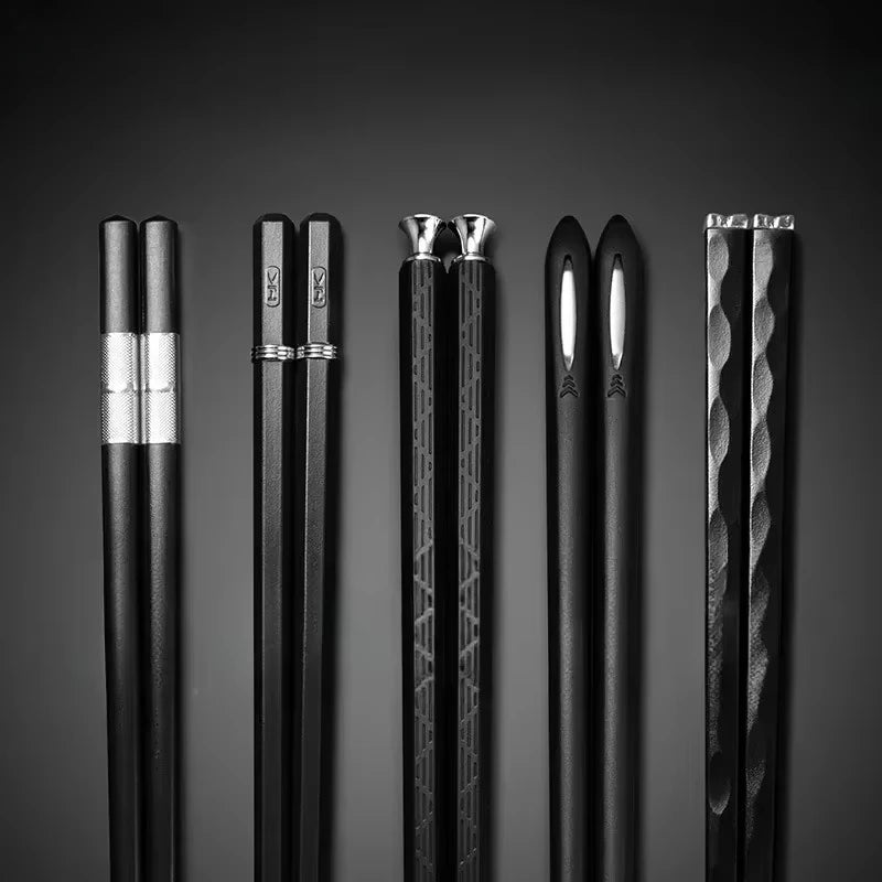 5 pares de hashis japoneses
