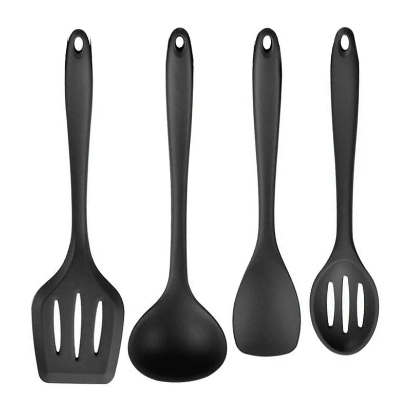 Conjunto utensílios de cozinhar - pegadores de silicone