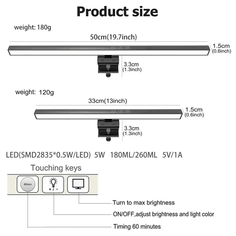 Barra de LED para Monitor