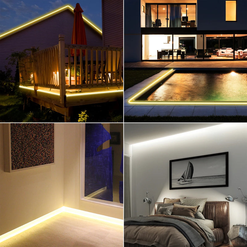 Fita de LED cob - A prova d'água