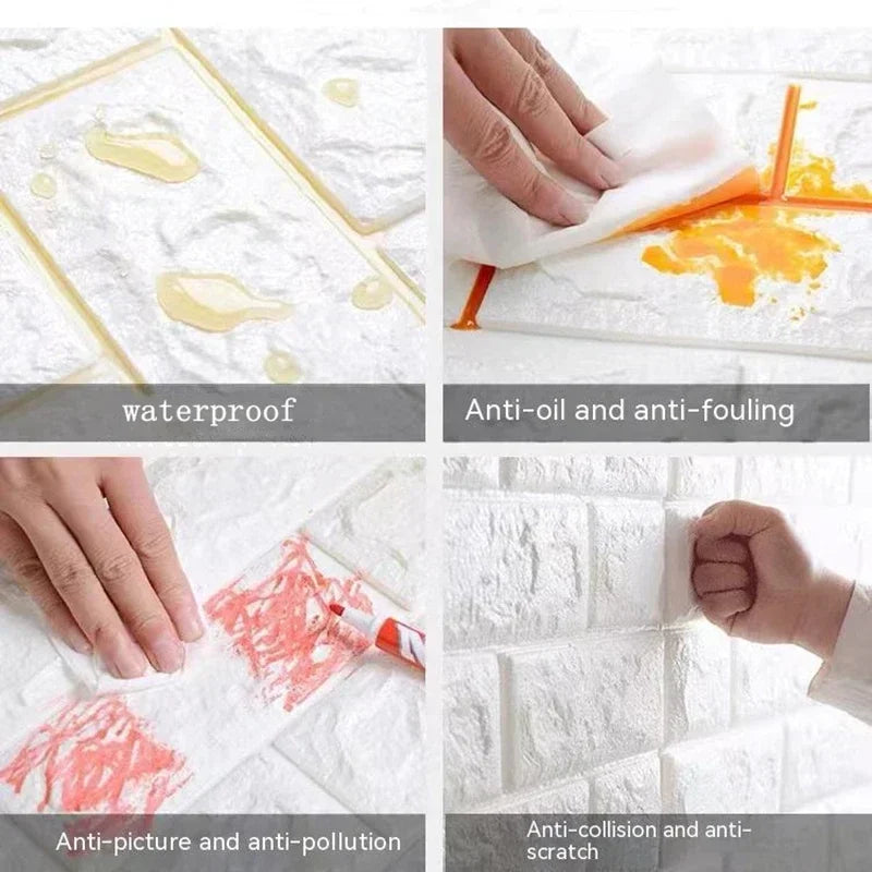 Papel de Parede 3D Tijolinho